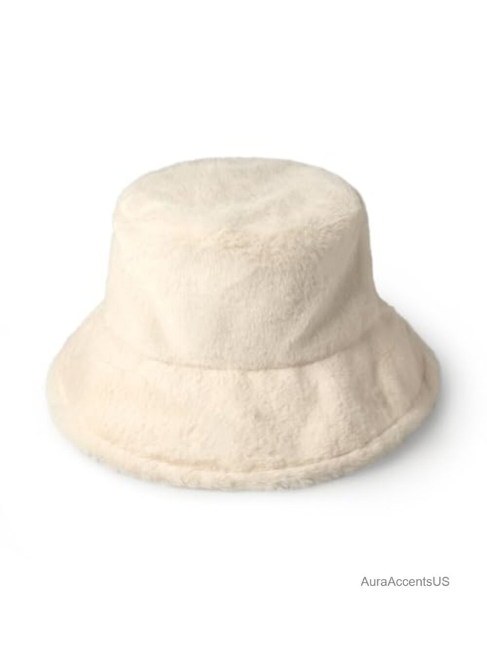 Faux Fur Bucket Hat Soft Warm Lightweight Packable Winter Fisherman Cap
